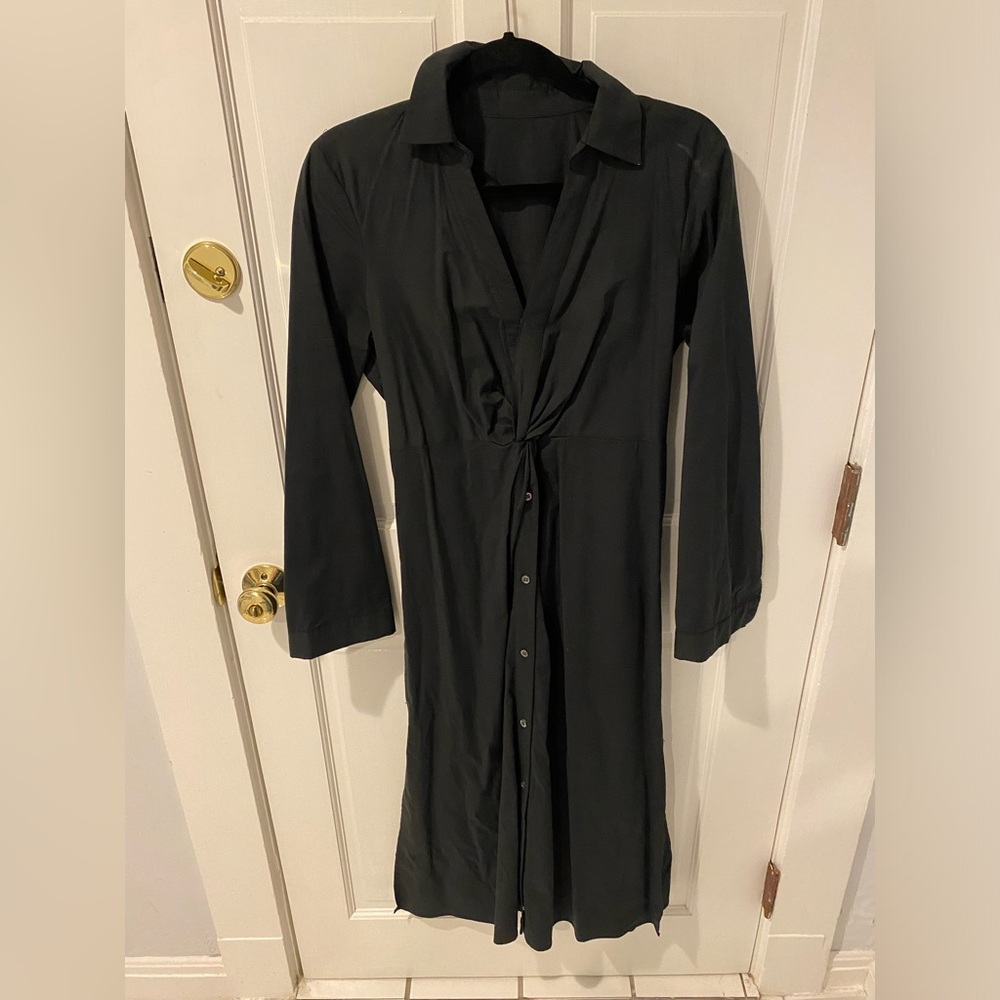 Rails- black collar dress